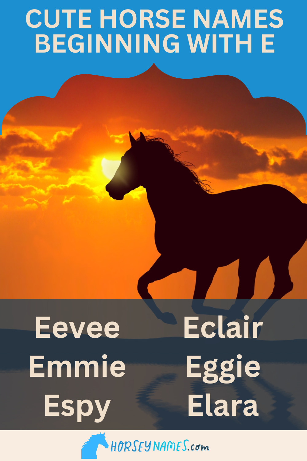 Cute Horse Names Beginning with E